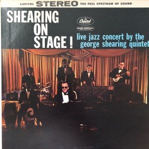 George Shearing On Stage Live Jazz Concert Vinyl Lp
